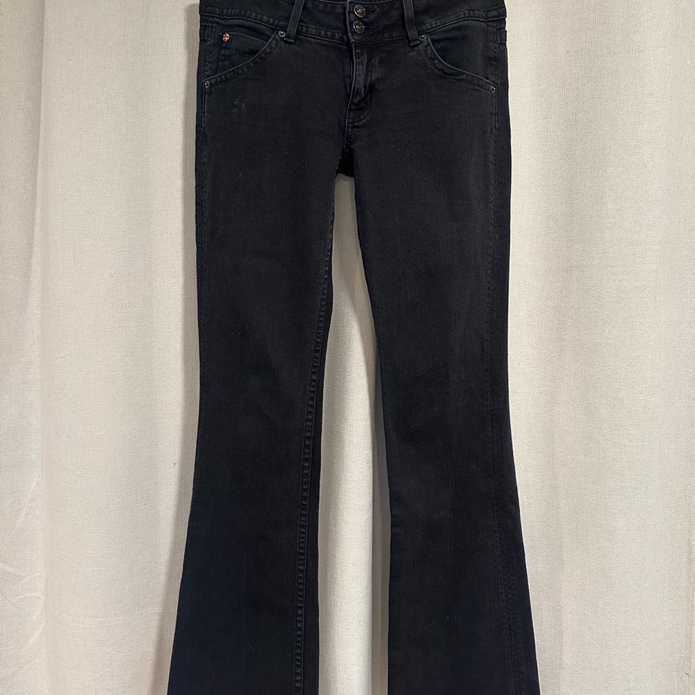 Hudson Jeans Black Baby Boot Cut Denim - Size 27